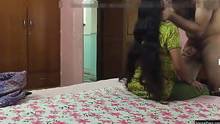 Today Exclusive- Desi MAid Sex With House Own...