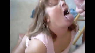 Submissive mature wife, facial cumpilation