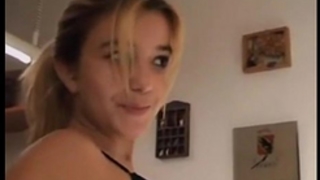 What language is this porn video young blond non-professional