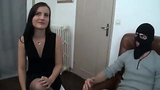 French Anaelle in threesome