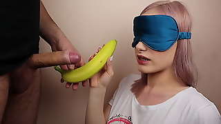 Pygmy step sister got blindfolded approximately fruits game