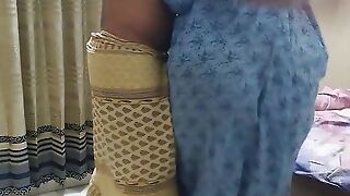 Palestinian Hot MILF Aunty Fucked by neighbour guy, Huge ass and huge boobs 55y old BBW aunty (cumshot inside big ass)