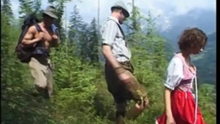 Rough german fuck in the mountains