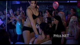 Group sex wild patty at night club
