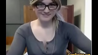 NERDY BLONDE BABE FLASHES IN LIBRARY more on http://www.allanalpass.com/CMQ95