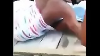 Man stuck in a cheating married woman porn video pussy (Nigeria)