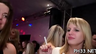 Bitches found diminutive dick in club
