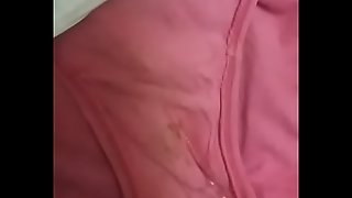 Masturbation on bra