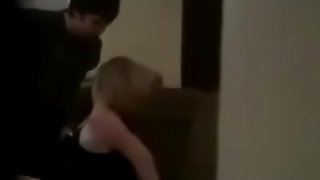 Son catches best friend and his mom having sex on the couch