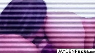 Jayden Jaymes Plays With Her Big Boobs