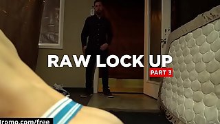 Raw Lock Up Part 3 Scene 1 featuring Brad Powers and Leo Luckett - Trailer preview - BROMO