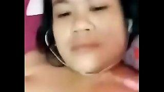 thai girl with huge boobs enjoy with my dick