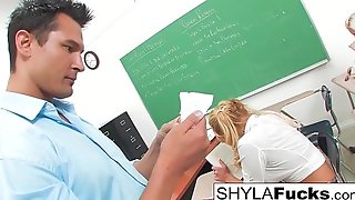 Schoolgirl Shyla Gets Fucked